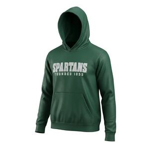Captivating Michigan State Spartans Hoodie Mens Large Green MSU Sweatshirt L